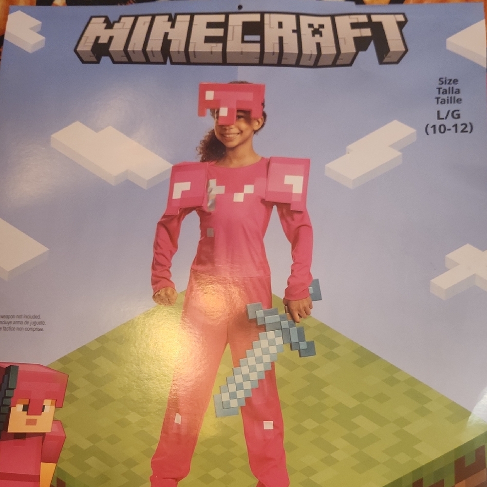 Pink Armor Kids Costume